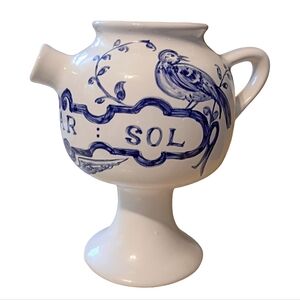 Vintage 1989 Lily Made In Portugal Apothecary Jar